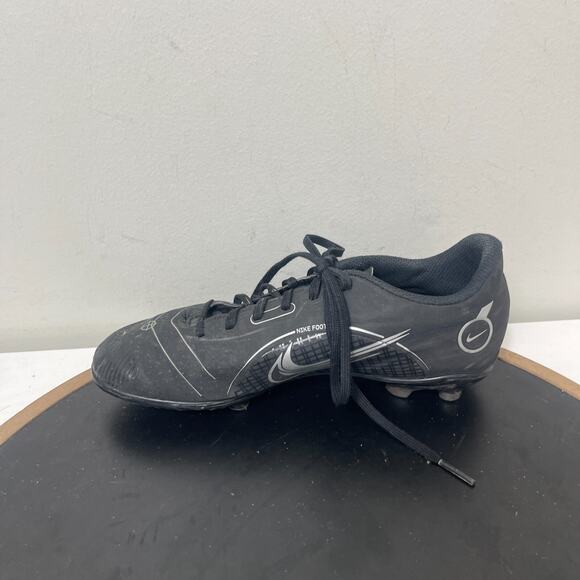 Nike Mercurial Vapor 15 Academy Soccer Cleats Youth US 4.5Y Black White FG - Picture 6 of 13